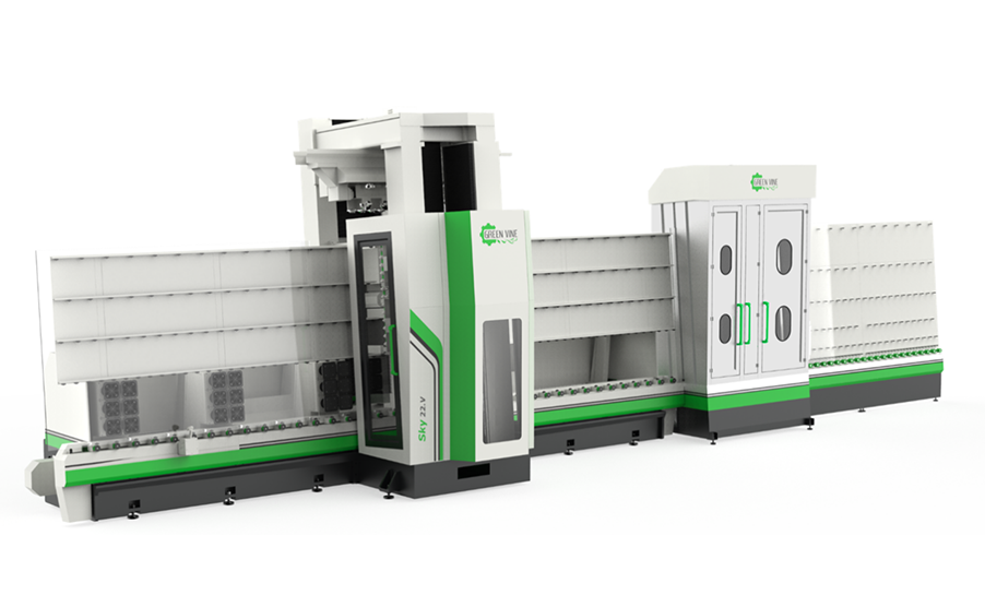 GREEN SKY-V Suction Cup-type vertical CNC glass working center