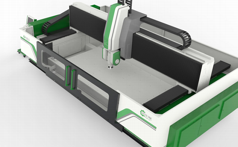 GREEN AIR**.5 Horizontal CNC Glass 5 Axis Working Center